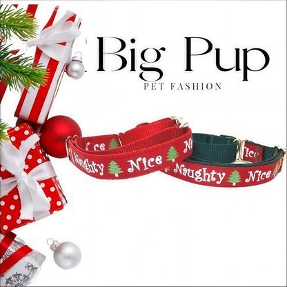 Christmas, Martingale Dog Collar With Buckle, Red, Green, Girls, Boys, Personalized, Engraved, Greyhound, Choker, Xmas, Glitter, Holiday