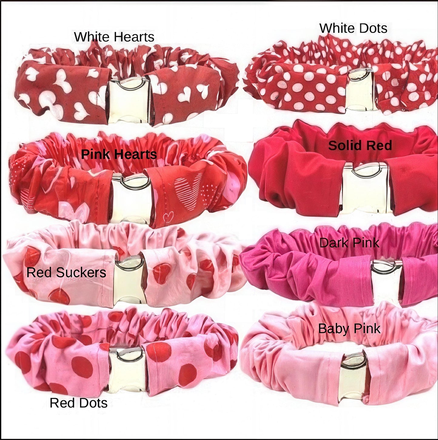 Christmas Dog Collar Cover Scrunchie, Holiday Pet Collar Scrunchie, Cute, Girl, Red Collar Accessories, Pet Accessories, Dog Collar Bow