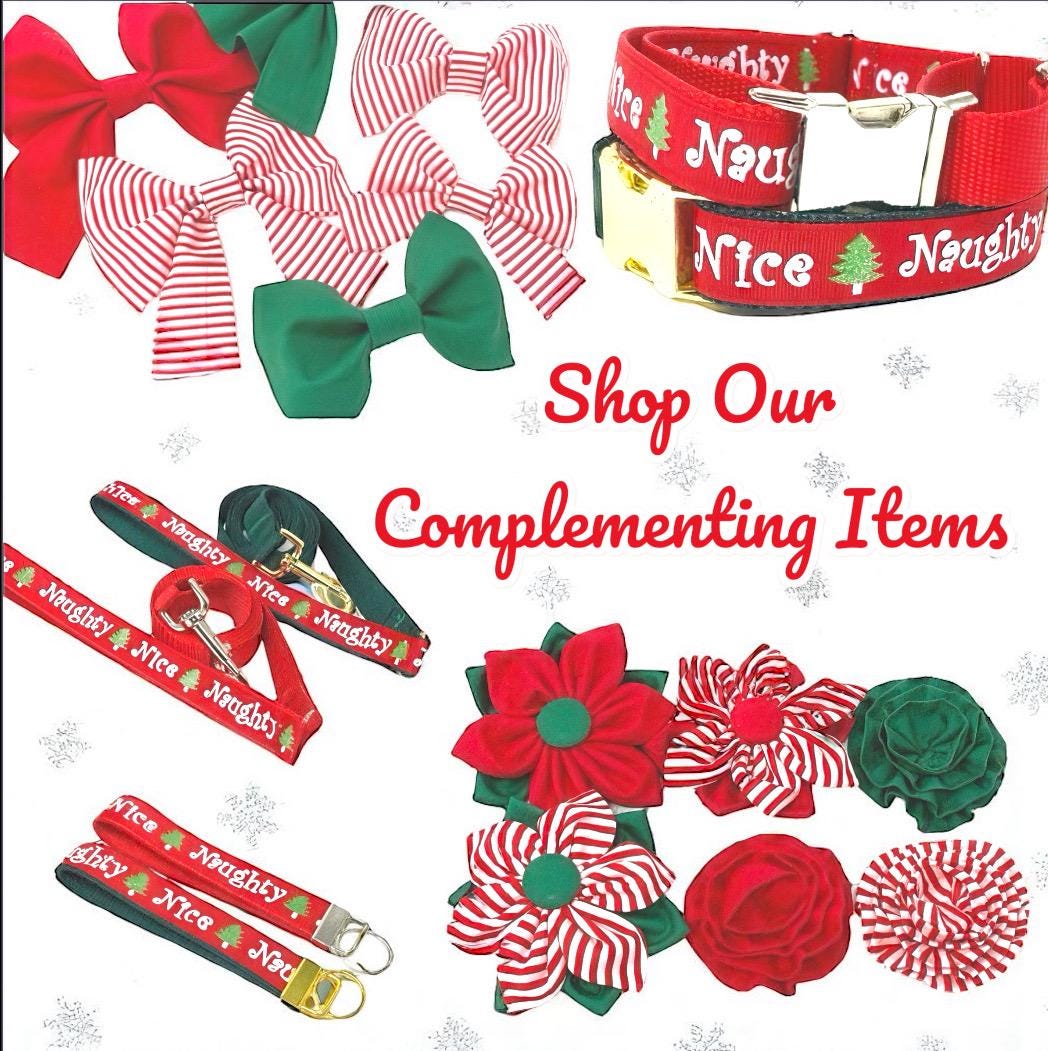 Christmas Dog Leash, Grinch Inspired, Elf Inspired, Polka Dot, Stripe, Red, Green, Girl, Boy, Cute, Designer Dog Leash, Holiday, Puppy, Pet