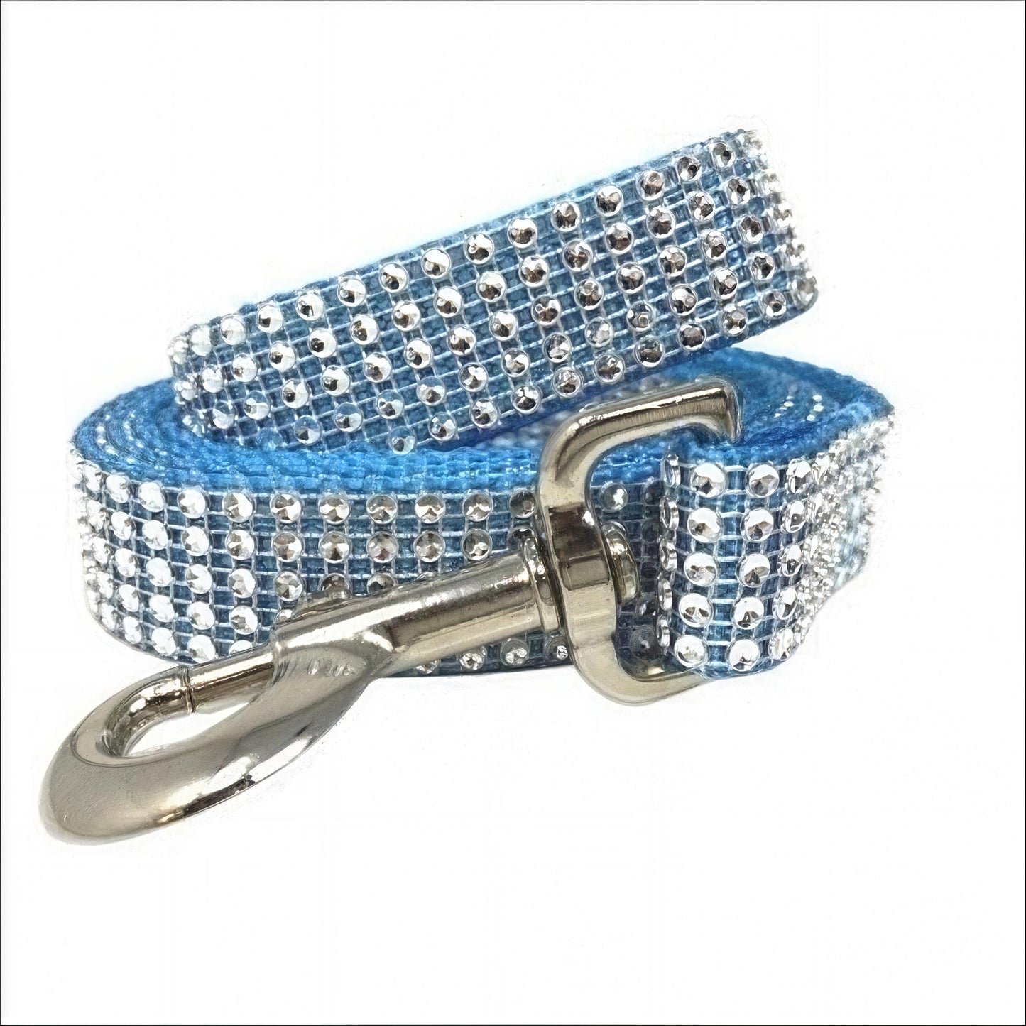 Rhinestone, Buckle, Martingale, Dog Collar, Light Blue, Sparkle, Bedazzled, Girl Dog, Wedding Collar, Personalized, Engraved, Custom, Boy