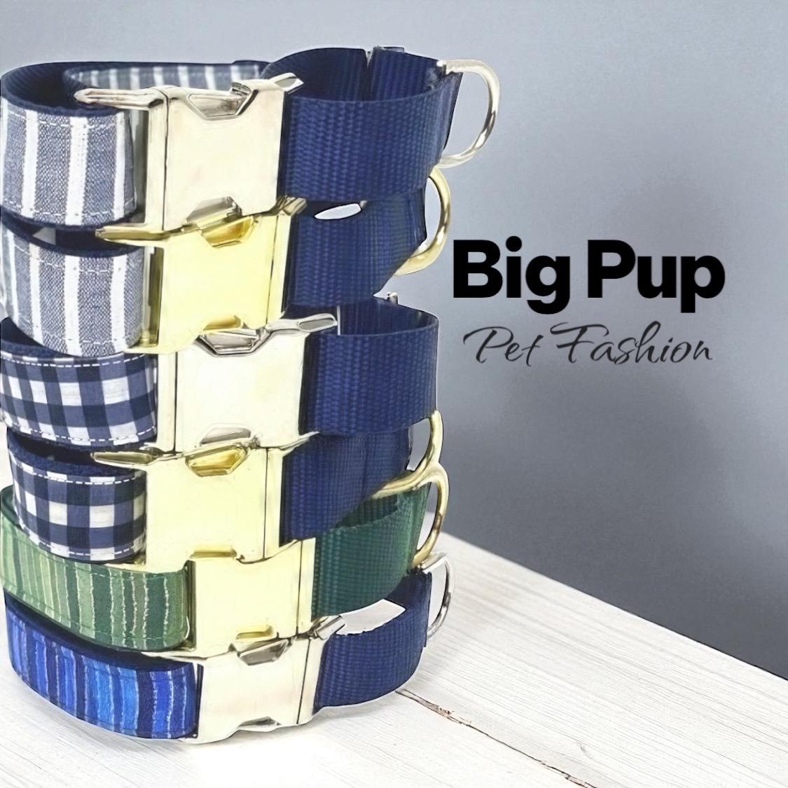 Stripe Or Plaid Martingale Dog Collar With Buckle, Girl, Boy Greyhound, Custom Collar, Personalized Dog Collar Engraved, Small, Large, Puppy