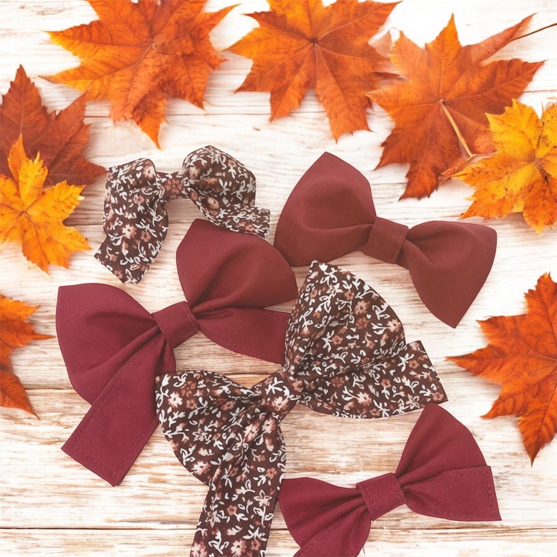 Dog Collar Bow Tie, Burgundy, Maroon, Girl Bow Tie, Wine, For Girls, Boys, Girly Dog Bow, dog accessories, pet accessories, bowtie, fall